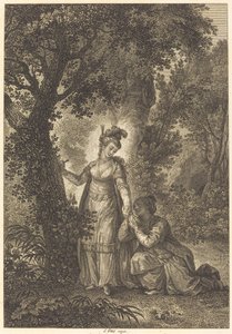 La novia del rey de Garbe: El árbol de Louis Petit after Jean Honoré Fragonard