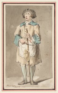 Estudio de un mendigo ciego en Shoreditch de Louis Philippe Boitard