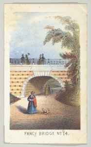Puente de fantasía No. 14, de la serie Vistas en Central Park, Nueva York, Parte 3 de Louis Prang