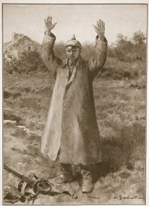 Kamerad.. ¡Perdón! Manos arriba, método de rendición alemana de Louis Remy Sabattier