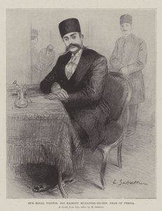 Nuestro Visitante Real, Su Majestad Muzaffer-ed-Din, Shah de Persia