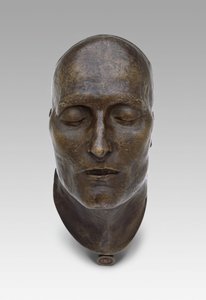 Máscara mortuoria de Napoleón, modelada en 1821 fundida en 1833 de Louis Richard