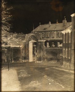 Entrada a la fábrica de Sèvres, c. 1852 de Louis Rémy Robert