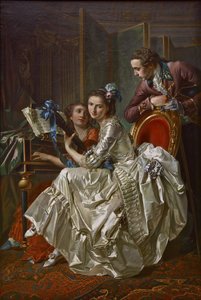 La fiesta de la música, 1774 de Louis Rolland Trinquesse