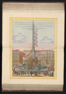Vierstromenfontein te Roma Obelisco Panphilio gia nell ippodrom (...) (título sobre objeto) de Louis Rouhier