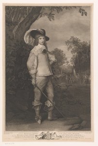 Portret de Willem II de Oranje (...) Guillermo II de Nassau Estatúder de los Estados Unidos de Holanda (título sobre objeto) de Louis Sailliar