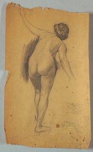 Estudio de figura desnuda de Louis Schaettle