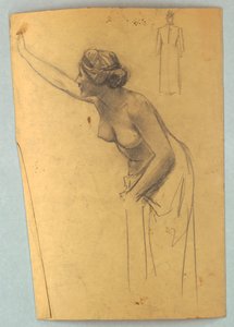 Estudio de figura desnuda de Louis Schaettle