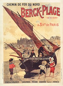Chemins de fer du Nord. Berck-Plage, c. 1910