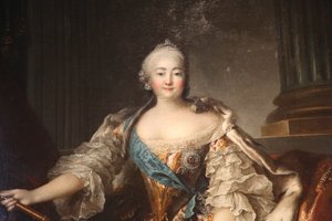 Retrato de la emperatriz Isabel Petrovna de Louis Tocqué