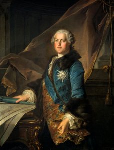 Retrato del Marqués de Marigny, 1755 de Louis Tocqué