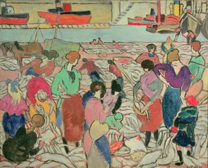Comprar pescado en Boulogne de Louis Valtat
