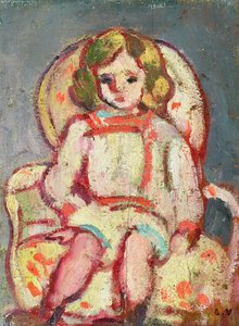 Niño en un sillón de Louis Valtat