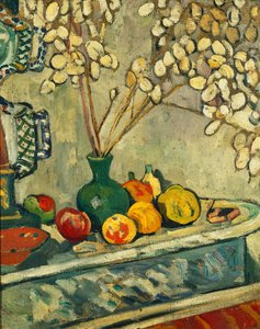 Moneda del Papa y Frutas; Monnaie du Pape et Fruits, c.1904-05 (óleo sobre lienzo) de Louis Valtat