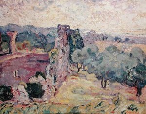 Paisaje del sur de Francia, c.1908 (óleo sobre lienzo) de Louis Valtat