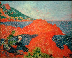 Le Roches rouges en Agay de Louis Valtat