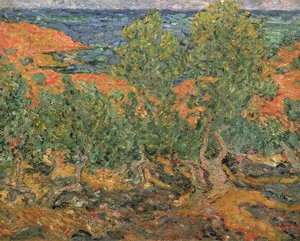 Rocas ocres de Louis Valtat