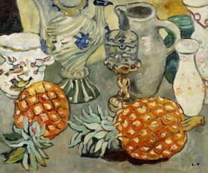 Naturaleza muerta con piñas; Nature Morte a l