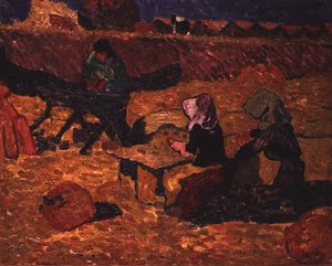 Los escamadores (óleo sobre lienzo) de Louis Valtat