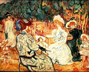 The Playschool (óleo sobre lienzo) de Louis Valtat