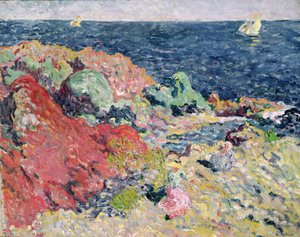 Las Rocas Rojas de Antheor de Louis Valtat