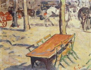 La terraza a la sombra