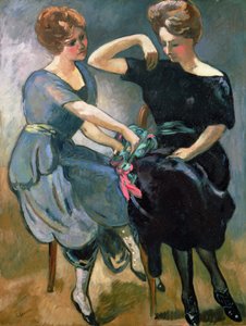 Las dos hermanas, c.1912 (óleo sobre lienzo) de Louis Valtat