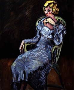 Mujer joven sentada de Louis Valtat