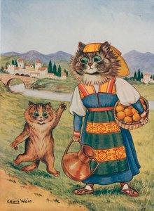 Por favor, quiero una naranja de Louis Wain