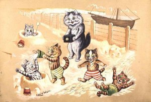 Alegrías del mar de Louis Wain
