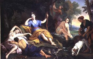 Diana Descansando de Louis de (1654 1733) Boullongne