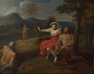 Neso y Deyanira, ca 1705 de Louis de Boullogne the Younger