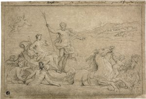 Triunfo de Neptuno y Anfitrite, 1706-07 de Louis de Boullongne
