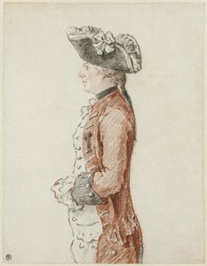 Retrato del Caballero de Lézay de Louis de Carmontelle