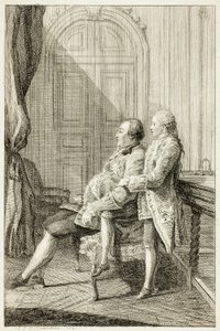 El duque de Orleans y su hijo de Louis de Carmontelle