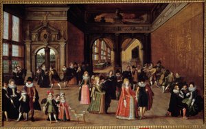 Baile en la corte de Enrique IV de Louis de Caulery