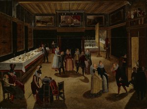 Fiesta nocturna de Louis de Caullery (manner of)