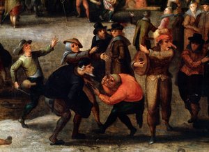 Carnaval (detalle), principios del siglo XVII de Louis de Caullery