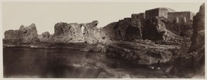 Kaalat el Athlit, Siria, Vista desde el Lado del Mar, 1859 de Louis de Clercq