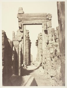 Karnac, Grande Allée du Milieu des Ruines, entrada este de Louis de Clercq