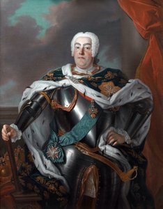 Retrato de Augusto III de Polonia de Louis de Silvestre