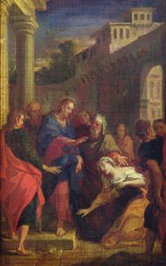 Jesús Sanando a la Mujer con Hemorragia