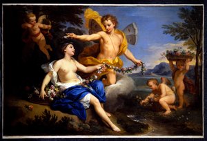 Céfiro y Flora (pintura) de Louis de the Younger Boulogne