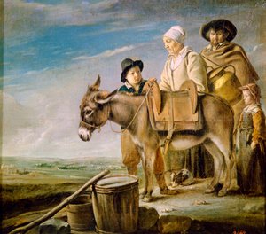 La Familia de las Lecheras, 1641 de Louis le Nain