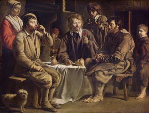 La comida del campesino, 1642 de Louis le Nain