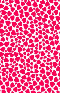 Corazón de estampado animal, 2014