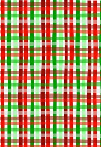 envoltura de Navidad a cuadros