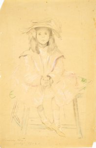 Sin título (Joven sentada) de Louise Cox