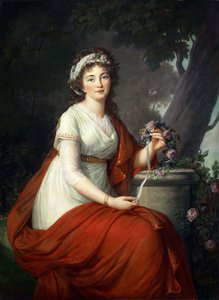 Retrato de la condesa Tatyana Vasilyevna Yusupova, nacida von Engelhardt 1769-1841, 1797 de Elisabeth Louise Vigee Lebrun