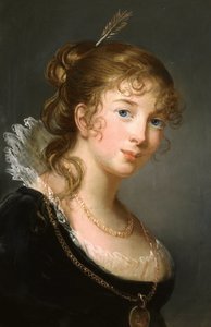 Princesa Federica Dorotea Luisa Filipina de Prusia 1770-1836, Condesa Radziwill, c. 1801 de Elisabeth Louise Vigee Lebrun